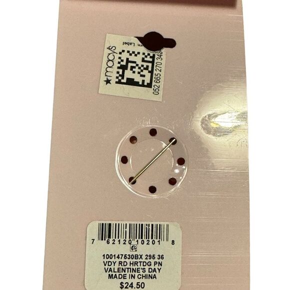 Holiday Lane Gold-Tone Pave Heart Dog Pin - Picture 3 of 3